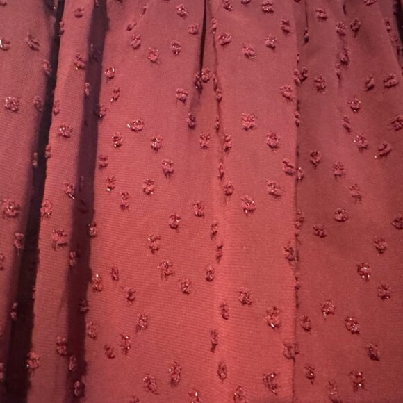 BaeVely Burgundy Mini Skirt - NWT - Picture 2 of 7